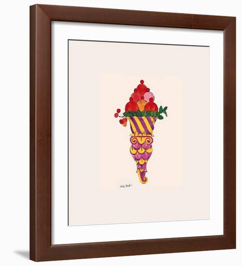 Ice Cream Dessert, c.1959 (Fancy Red)-Andy Warhol-Framed Giclee Print