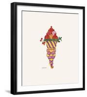 Ice Cream Dessert, c. 1959 (fancy red)-Andy Warhol-Framed Art Print