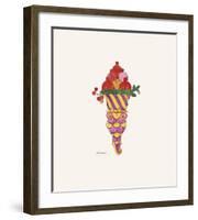 Ice Cream Dessert, c. 1959 (fancy red)-Andy Warhol-Framed Art Print