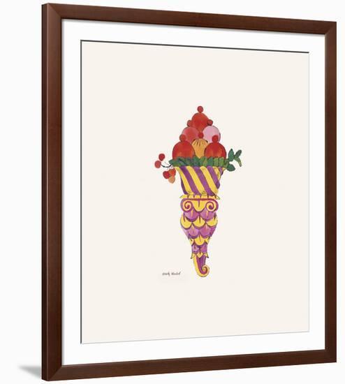 Ice Cream Dessert, c. 1959 (fancy red)-Andy Warhol-Framed Art Print