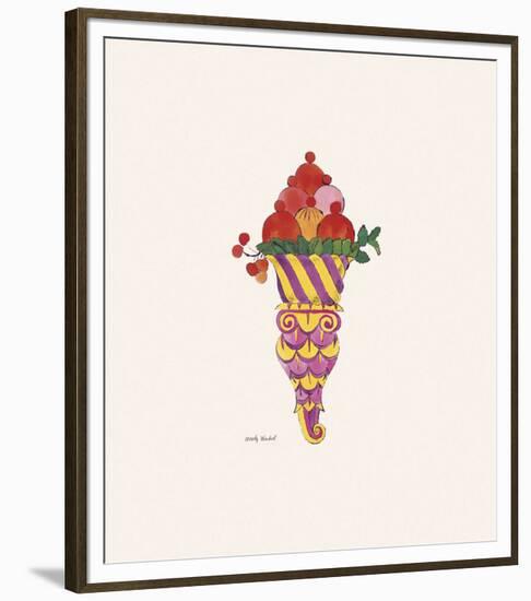 Ice Cream Dessert, c. 1959 (fancy red)-Andy Warhol-Framed Art Print