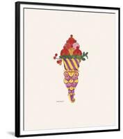 Ice Cream Dessert, c. 1959 (fancy red)-Andy Warhol-Framed Art Print
