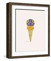 Ice Cream Dessert, c. 1959 (purple fancy)-Andy Warhol-Framed Art Print