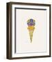 Ice Cream Dessert, c. 1959 (purple fancy)-Andy Warhol-Framed Art Print