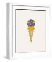 Ice Cream Dessert, c. 1959 (purple fancy)-Andy Warhol-Framed Art Print