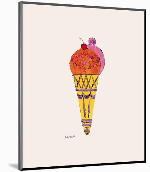 Ice Cream Dessert, c.1959 (Red and Pink)-Andy Warhol-Mounted Giclee Print
