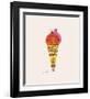 Ice Cream Dessert, c.1959 (Red and Pink)-Andy Warhol-Framed Giclee Print