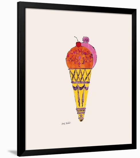 Ice Cream Dessert, c.1959 (Red and Pink)-Andy Warhol-Framed Giclee Print