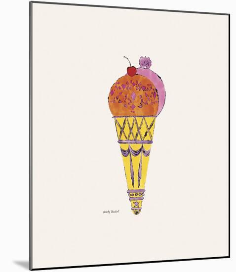 Ice Cream Dessert, c. 1959 (red and pink)-Andy Warhol-Mounted Art Print