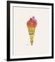 Ice Cream Dessert, c. 1959 (red and pink)-Andy Warhol-Framed Art Print