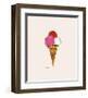 Ice Cream Dessert, c.1959 (Red, Pink and White)-Andy Warhol-Framed Giclee Print