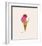 Ice Cream Dessert, c.1959 (Red, Pink and White)-Andy Warhol-Framed Giclee Print