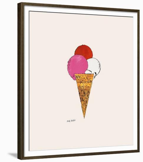 Ice Cream Dessert, c.1959 (Red, Pink and White)-Andy Warhol-Framed Giclee Print