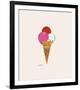 Ice Cream Dessert, c.1959 (Red, Pink and White)-Andy Warhol-Framed Giclee Print