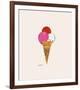Ice Cream Dessert, c.1959 (Red, Pink and White)-Andy Warhol-Framed Giclee Print