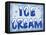 Ice Cream Distressed-Retroplanet-Framed Stretched Canvas