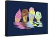 Ice Cream Dreams-Rachel Caldwell-Framed Stretched Canvas