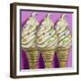 Ice-cream-faces-Howie Green-Framed Giclee Print