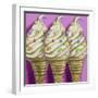 Ice-cream-faces-Howie Green-Framed Giclee Print