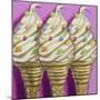 Ice-cream-faces-Howie Green-Mounted Giclee Print