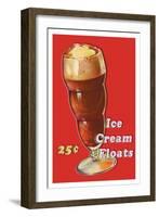 Ice Cream Float-null-Framed Art Print