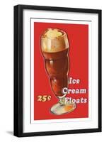 Ice Cream Float-null-Framed Art Print