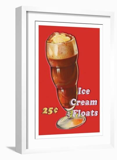 Ice Cream Float-null-Framed Art Print