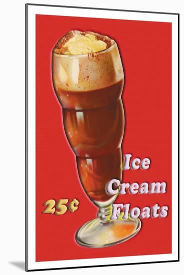 Ice Cream Float-null-Mounted Art Print