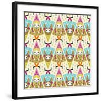 Ice Cream Girl-Gaia Marfurt-Framed Giclee Print