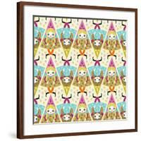 Ice Cream Girl-Gaia Marfurt-Framed Giclee Print