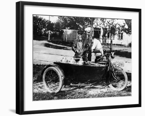 Ice Cream Motor Bike!-null-Framed Photographic Print