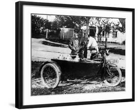 Ice Cream Motor Bike!-null-Framed Photographic Print