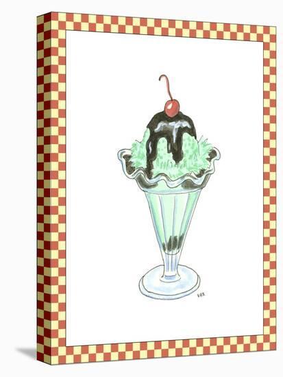 Ice Cream Parlor III-Virginia A. Roper-Stretched Canvas