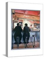 Ice Cream Parlour, New York, 1989-Hector McDonnell-Stretched Canvas