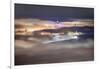 Ice Cream Sandwich - San Francisco Bay Area Fog Night Cityscape-Vincent James-Framed Photographic Print