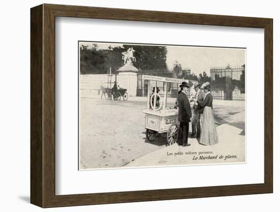 Ice Cream Seller, Paris-null-Framed Photographic Print