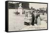 Ice Cream Seller, Paris-null-Framed Stretched Canvas