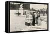 Ice Cream Seller, Paris-null-Framed Stretched Canvas