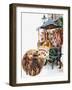 Ice-Cream Seller-Peter Jackson-Framed Giclee Print