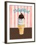 Ice Cream Shoppe IV-Paul Brent-Framed Art Print