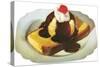 Ice Cream Sundae on Pound Cake-null-Stretched Canvas