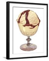 Ice Cream Sundae-null-Framed Art Print