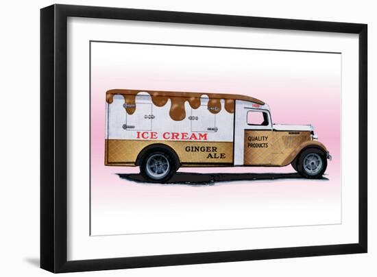 Ice Cream Truck-null-Framed Art Print