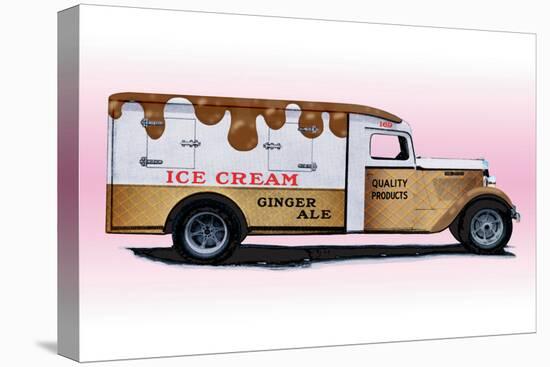Ice Cream Truck-null-Stretched Canvas