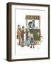 Ice Cream Vendor, London-Phil May-Framed Art Print