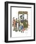 Ice Cream Vendor, London-Phil May-Framed Art Print