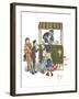 Ice Cream Vendor, London-Phil May-Framed Art Print