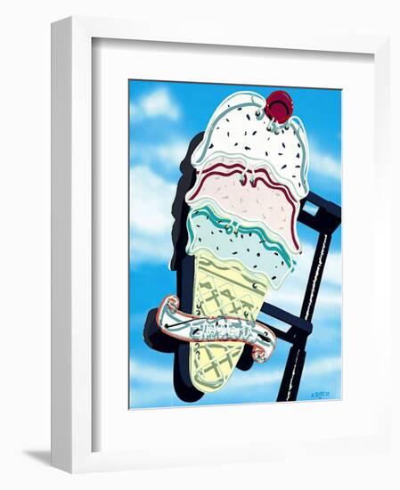 Ice Cream-Anthony Ross-Framed Art Print