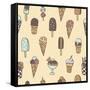 Ice Cream-Tasiania-Framed Stretched Canvas