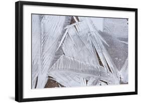 Ice Crystals over Creek-Craig Tuttle-Framed Photographic Print